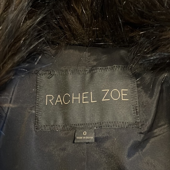 Rachel Zoe fur jacket. Size 0 - Picture 2 of 10